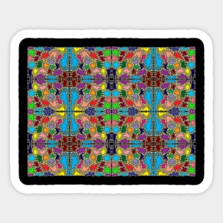 Abstract Pattern 4 - Landscape Orientation Sticker